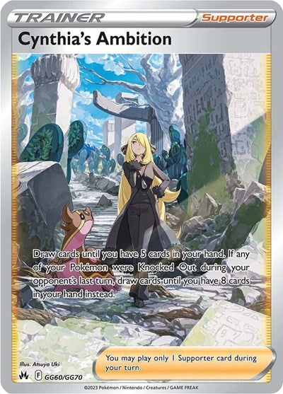 Crown Zenith Galarian Gallery - GG60/GG70 Cynthia's Ambition Ultra Rare