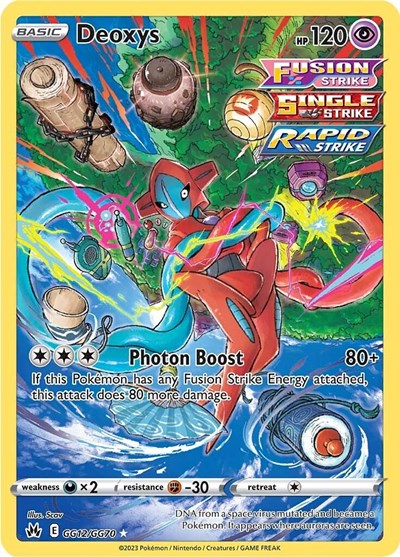 Crown Zenith Galarian Gallery - GG12/GG70 Deoxys Ultra Rare