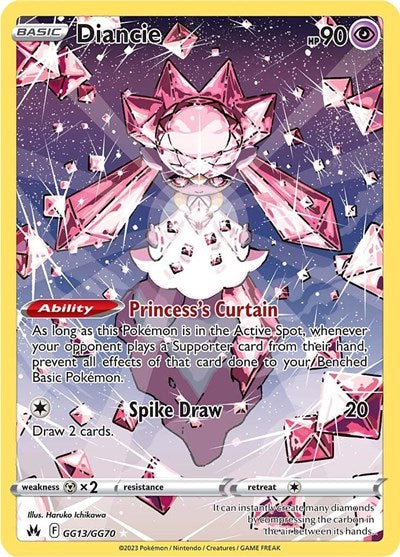 Crown Zenith Galarian Gallery - GG13/GG70 Diancie Ultra Rare