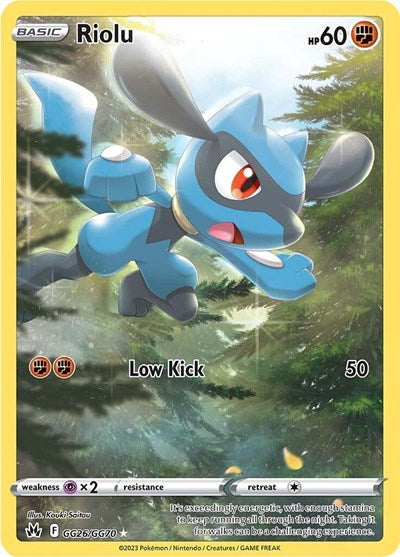 Crown Zenith Galarian Gallery - GG26/GG70 Riolu Ultra Rare