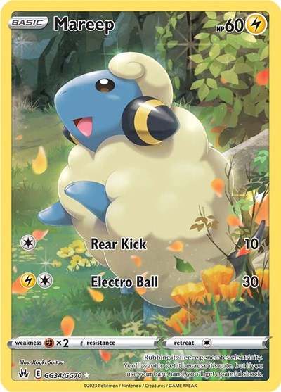 Crown Zenith Galarian Gallery - GG34/GG70 Mareep Ultra Rare