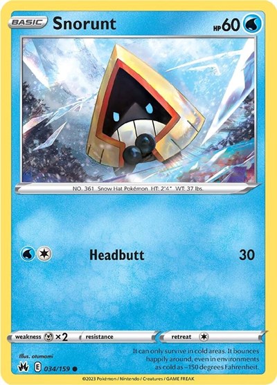 Crown Zenith - 034/159 Snorunt Common