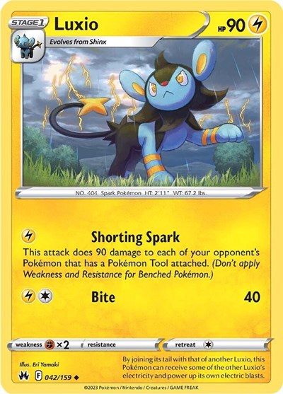 Crown Zenith - 042/159 Luxio Uncommon