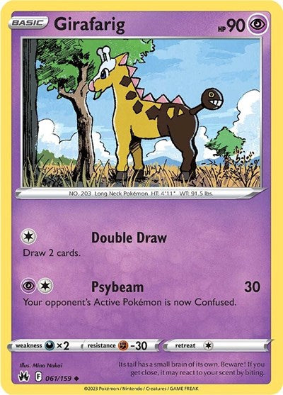 Crown Zenith - 061/159 Girafarig Uncommon