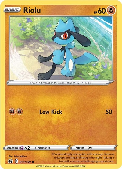 Crown Zenith - 071/159 Riolu Common