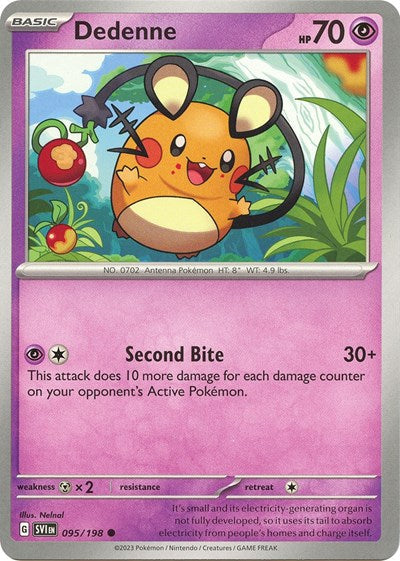 Scarlet & Violet - 095/198 Dedenne Common