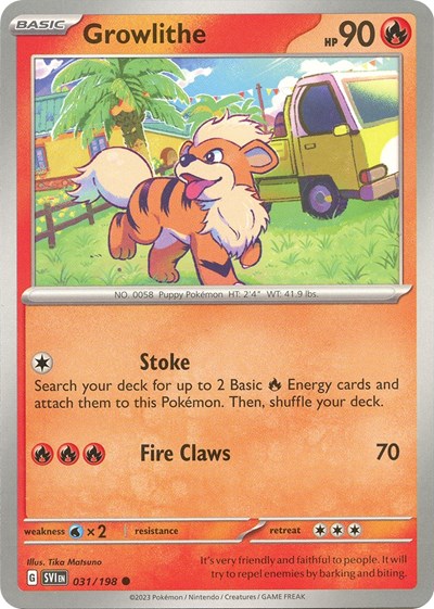 Scarlet & Violet - 031/198 Growlithe Common