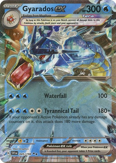 Scarlet & Violet - 045/198 Gyarados ex Double Rare