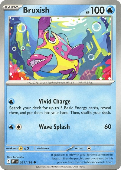 Scarlet & Violet - 051/198 Bruxish Common