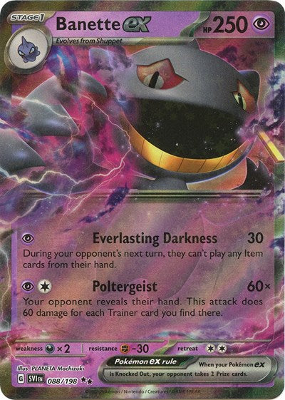 Scarlet & Violet - 088/198 Banette ex Double Rare