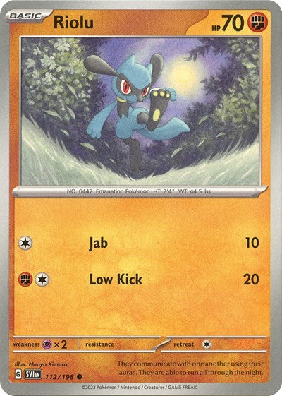 Scarlet & Violet - 112/198 Riolu Common