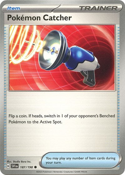 Scarlet & Violet - 187/198 Pokemon Catcher Common