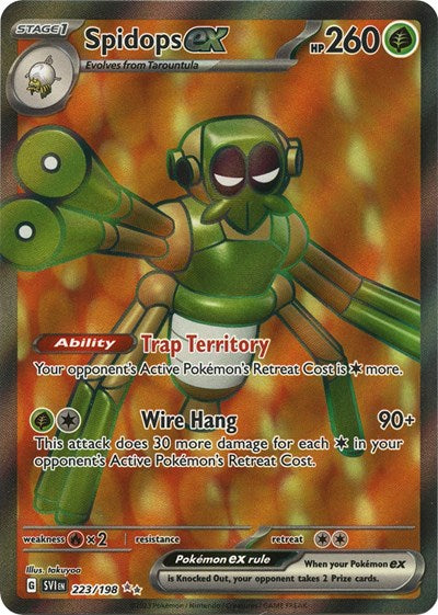 Scarlet & Violet - 223/198 Spidops ex Ultra Rare