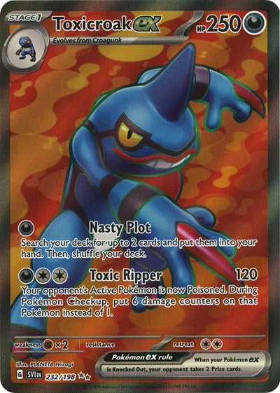 Scarlet & Violet - 232/198 Toxicroak ex Ultra Rare