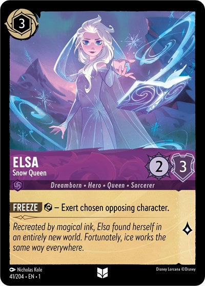 Lorcana - The First Chapter - 41/204 Elsa - Snow Queen Uncommon