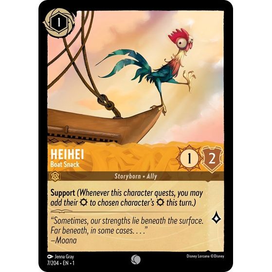 Lorcana - The First Chapter - 007/204 Heihei - Boat Snack Common