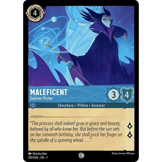 Lorcana - The First Chapter - 150/204 Maleficent - Sinister Visitor Common