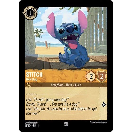 Lorcana - The First Chapter - 022/204 Stitch - New Dog Common