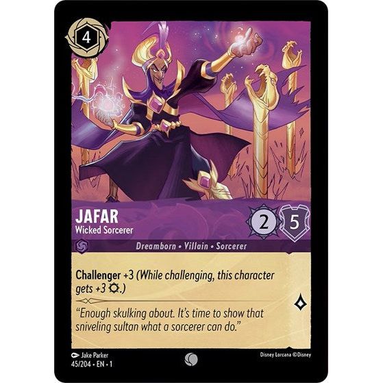 Lorcana - The First Chapter - 045/204 Jafar - Wicked Sorcerer Common