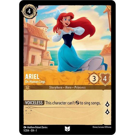 Lorcana - The First Chapter - 001/204 Ariel - On Human Legs Uncommon