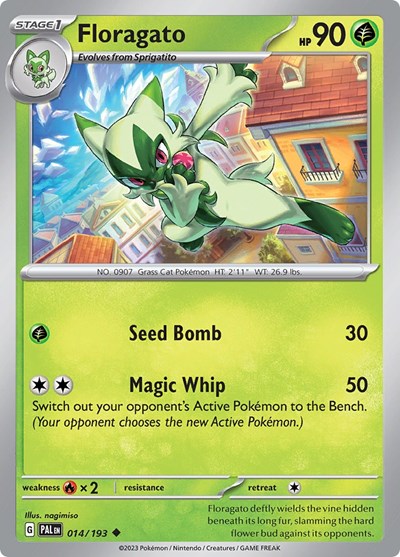 Scarlet & Violet Paldea Evolved - 014/193 Floragato Uncommon