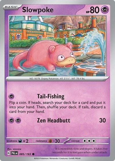 Scarlet & Violet Paldea Evolved - 085/193 Slowpoke Common