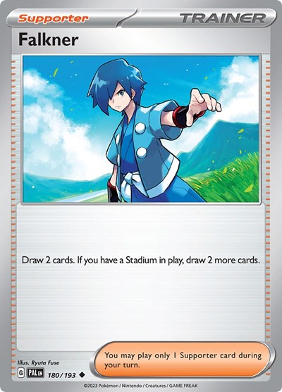 Scarlet & Violet Paldea Evolved - 180/193 Falkner Uncommon