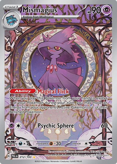 Scarlet & Violet Paldea Evolved - 212/193 Mismagius Illustration Rare