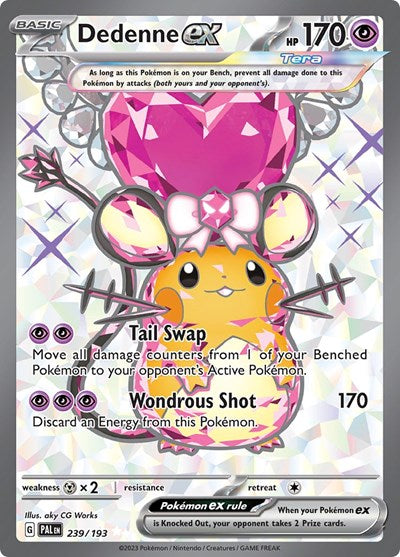 Scarlet & Violet Paldea Evolved - 239/193 Dedenne ex Ultra Rare