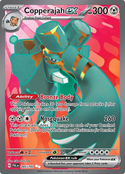 Scarlet & Violet Paldea Evolved - 245/193 Copperajah ex Ultra Rare