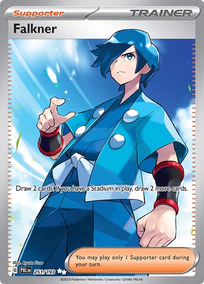 Scarlet & Violet Paldea Evolved - 251/193 Falkner Ultra Rare