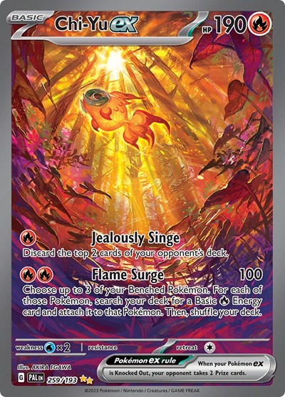 Scarlet & Violet Paldea Evolved - 259/193 Chi-Yu ex Special Illustration Rare