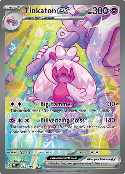 Scarlet & Violet Paldea Evolved - 262/193 Tinkaton ex Special Illustration Rare