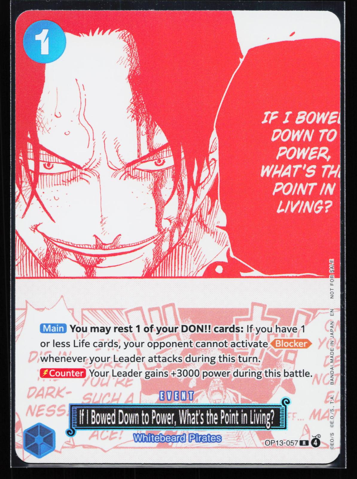 One Piece Promotion Cards OP13-057 