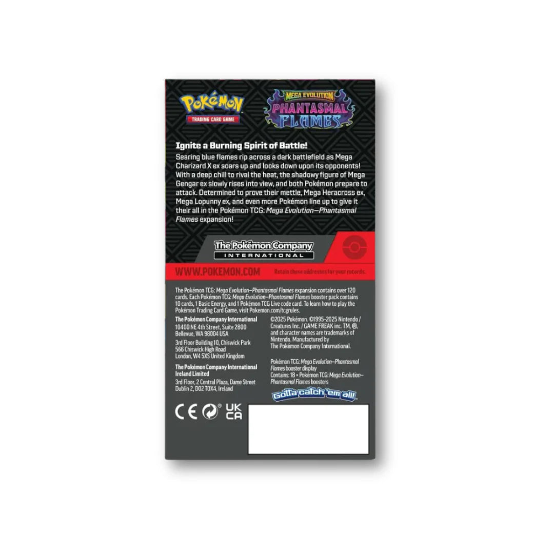 Pokémon TCG Mega Evolution Phantasmal Flames - Half Booster Box