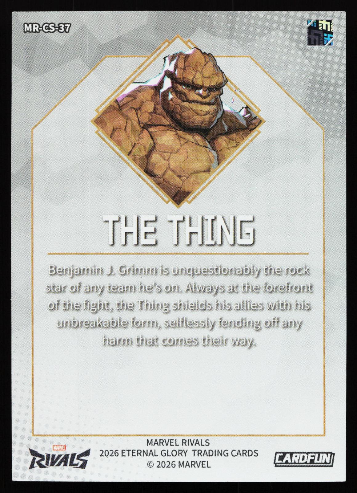 Cardfun Marvel Rivals - MR-CS-37 The Thing back