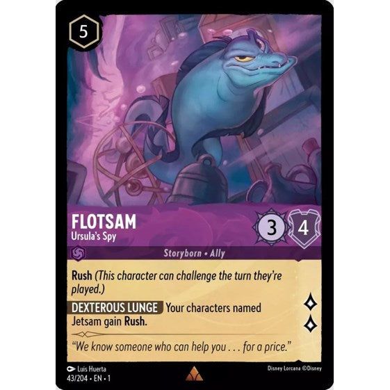 Lorcana - The First Chapter - 043/204 Flotsam - Ursula's Spy Rare