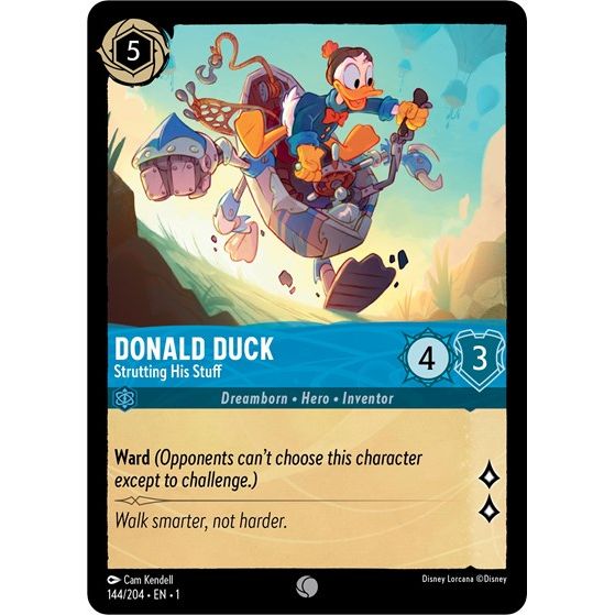 Lorcana - The First Chapter - 144/204 Donald Duck - Strutting His Stuff Common