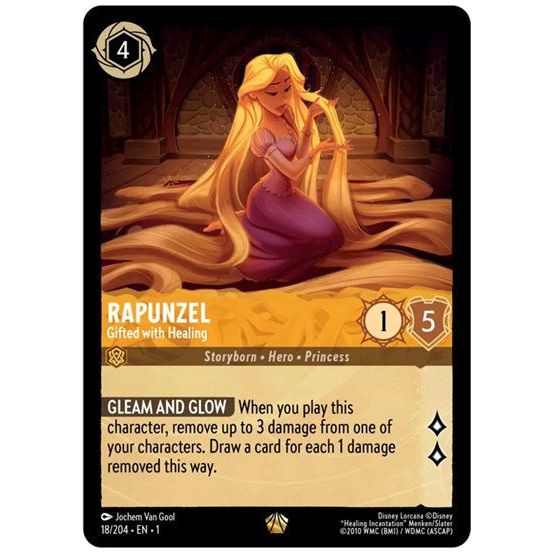 Lorcana - The First Chapter - 18/204 Rapunzel - Gifted with Healing Legendary