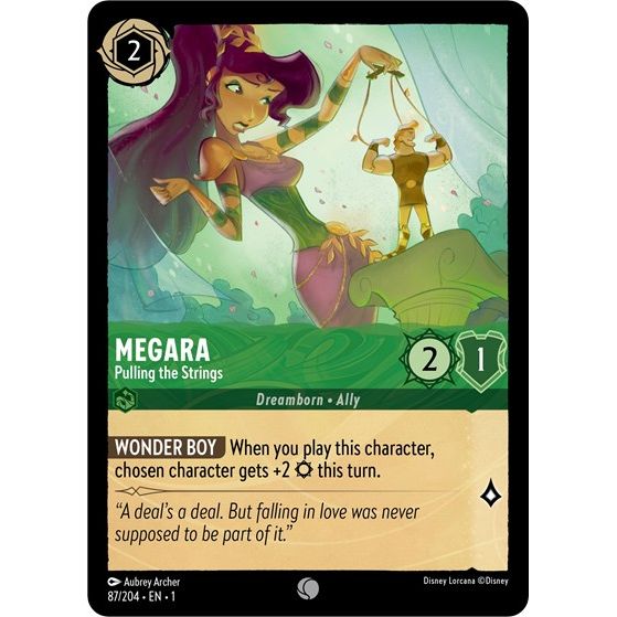 Lorcana - The First Chapter - 087/204 Megara - Pulling the Strings Common