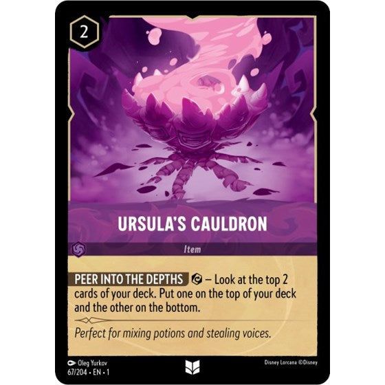 Lorcana - The First Chapter - 67/204 Ursula's Cauldron Uncommon