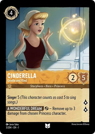 Lorcana - The First Chapter - 3/204 Cinderella - Gentle and Kind Uncommon