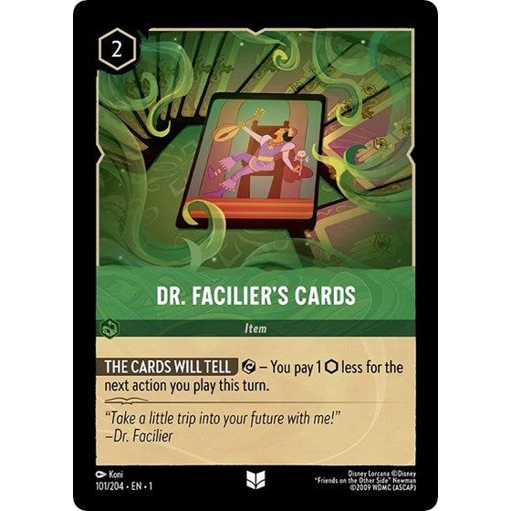 Lorcana - The First Chapter - 101/204 Dr. Facilier's Cards Uncommon