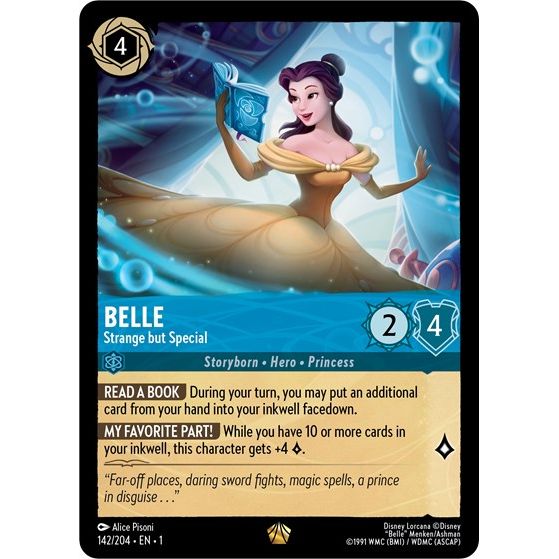 Lorcana - The First Chapter - 142/204 Belle - Strange but Special Legendary