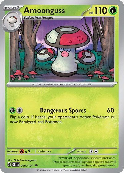 Scarlet & Violet Obsidian Flames - 010/197 Amoonguss Uncommon