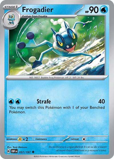 Scarlet & Violet Obsidian Flames - 057/197 Frogadier Uncommon