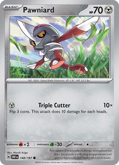 Scarlet & Violet Obsidian Flames - 148/197 Pawniard Common