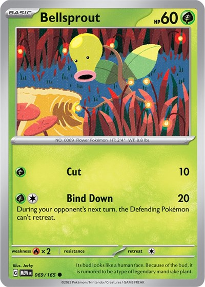 Scarlet & Violet 151 - 069/165 Bellsprout Common