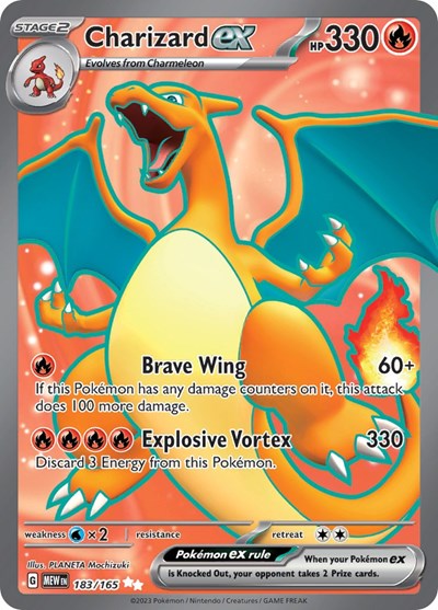 Scarlet & Violet 151 - 183/165 Charizard ex Ultra Rare