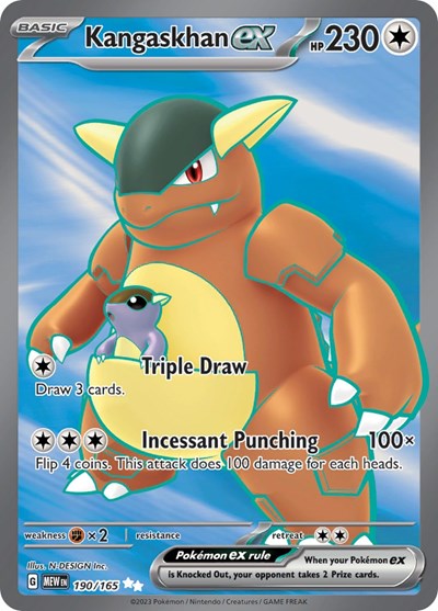 Scarlet & Violet 151 - 190/165 Kangaskhan ex Ultra Rare